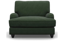 Heart of House Adeline Fabric Chair - Forest